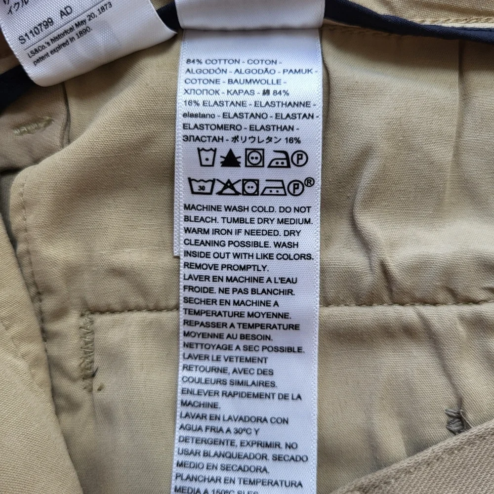 DOCKERS Comfort Knit Slim Fit Chinos | Tan | 38 x 34    (NWT) - Picture 12 of 12